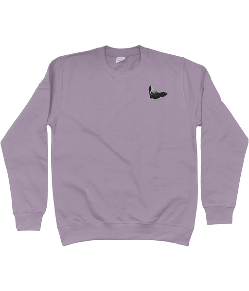 Orca Whale Breaching Embroidered Sweatshirt