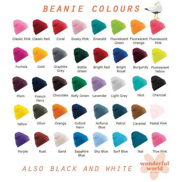 Siamese Fighting Fish Beanie Hat