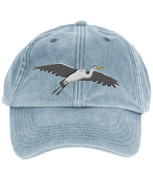 Heron Embroidered Cap