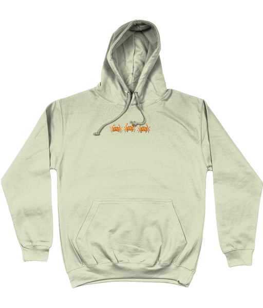 Crab Embroidered Hoodie