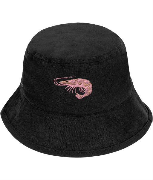 Shrimp Prawn Embroidered Beanie Hat