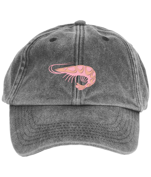 Shrimp Embroidered Cap
