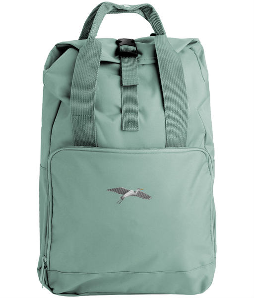 Heron Embroidered Backpack