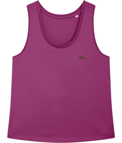 Otter Embroidered Vest Tank Top