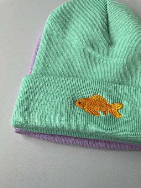 Goldfish Hat, Goldfish Embroidered Hat, Goldfish beanie