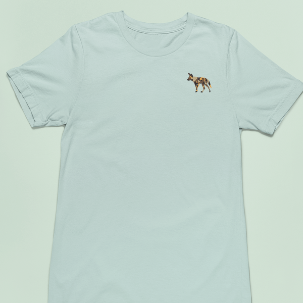African Hunting Dog Tshirt, Wonderful World African Hunting Dog