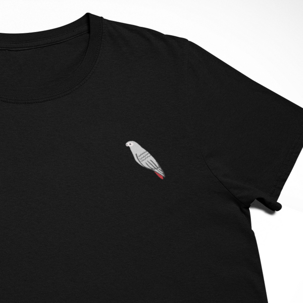 African Grey Parrot Tshirt, Grey Parrot Tshirt, Grey Parrot T-shirt