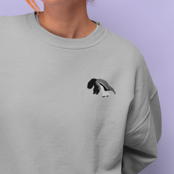 Anteater Sweatshirt, Embroidered Anteater, Giant Anteater