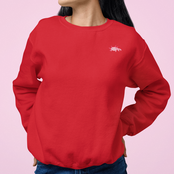 Axolotl Embroidered Sweatshirt