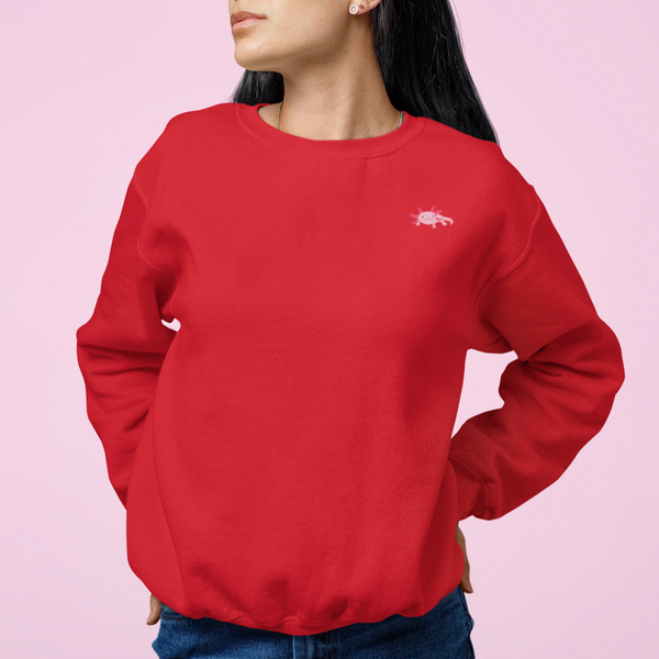Axolotl Embroidered Sweatshirt