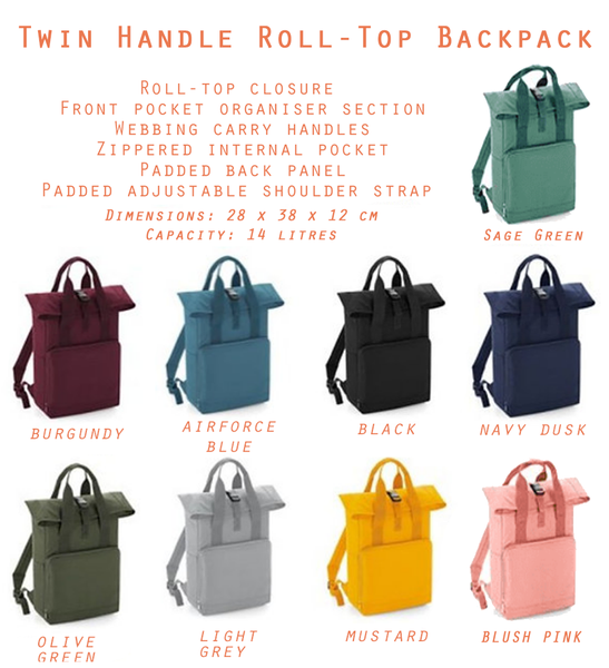 Daisy Embroidered Rucksack