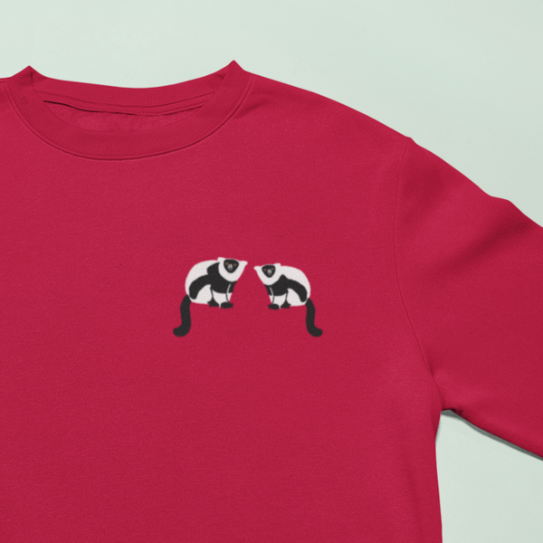 Black and White Lemur Jumper