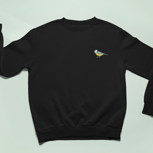 Blue Tit Embroidered Jumper, Wonderful World