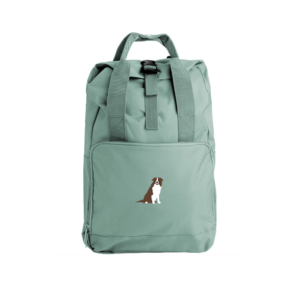 Brown Border Collie Backpack