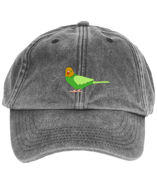 Budgie Embroidered Baseball Cap