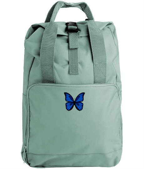 Butterfly Embroidered Backpack