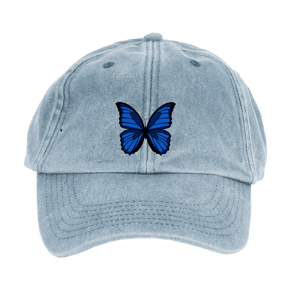 Blue Butterfly Cap