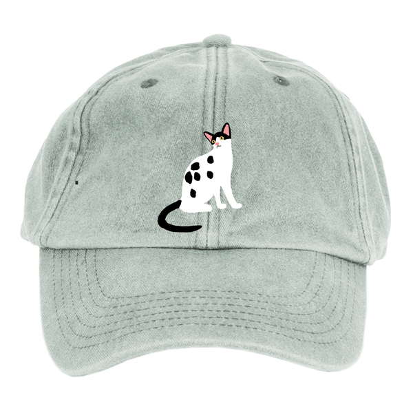 Cow Cat Embroidered Cap