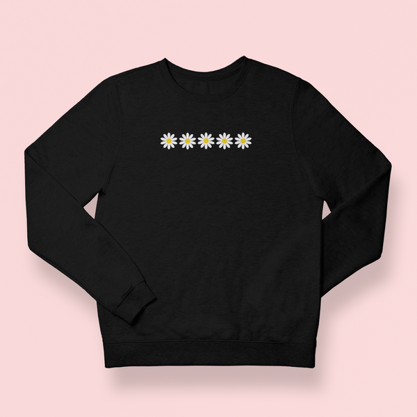 Daisy Embroidered Sweatshirt