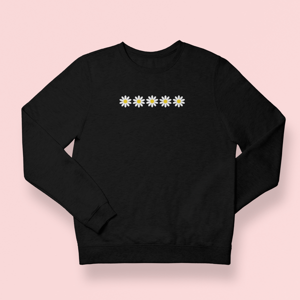Daisy Embroidered Sweatshirt