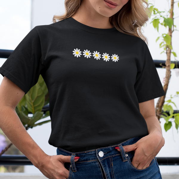 Daisy Embroidered Tshirt