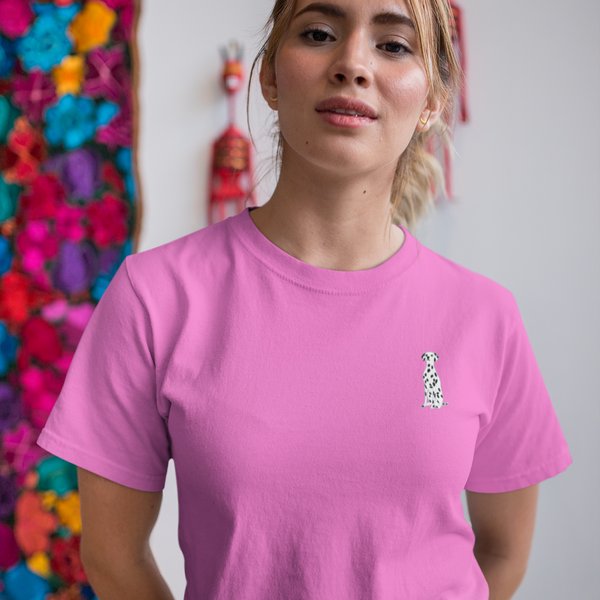 Dalmatian Tshirt, Embroidered Tshirt