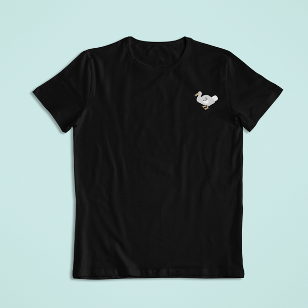 Dodo Birds Tshirt, Embroidered Dodo Bird Tshirt