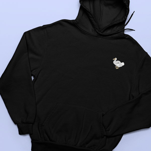 Dodo Bird Embroidered Hoodie, Dodo Birds, Embroidered Hoodie