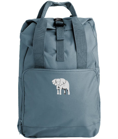Elephant Embroidered Backpack