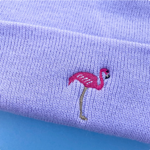 Flamingo Bird Beanie Hat, Flamingo Beanie Hat
