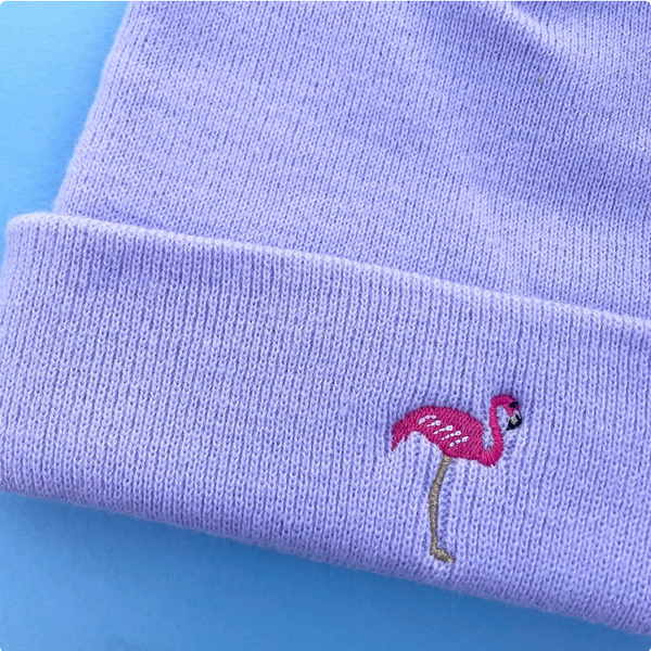Flamingo Bird Beanie Hat, Flamingo Hat