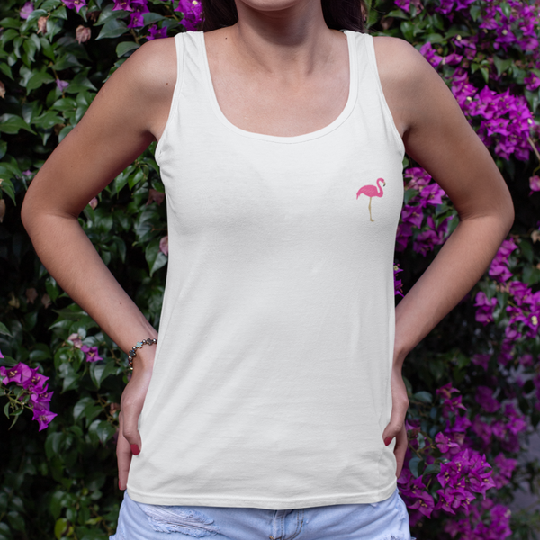 Flamingo Vest, Flamingo Tank Top, Flamingo