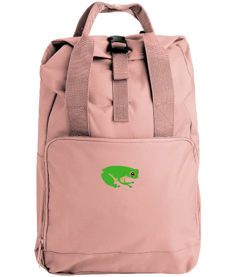 Frog Embroidered Rucksack