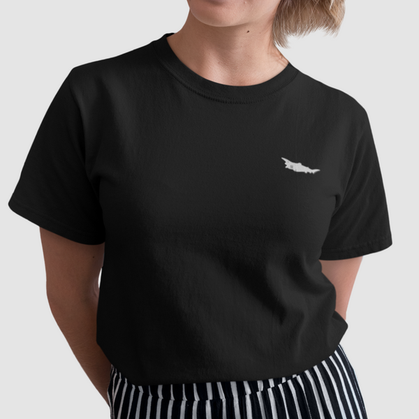 Goblin Shark Embroidered Tshirt, Deep Sea Shark