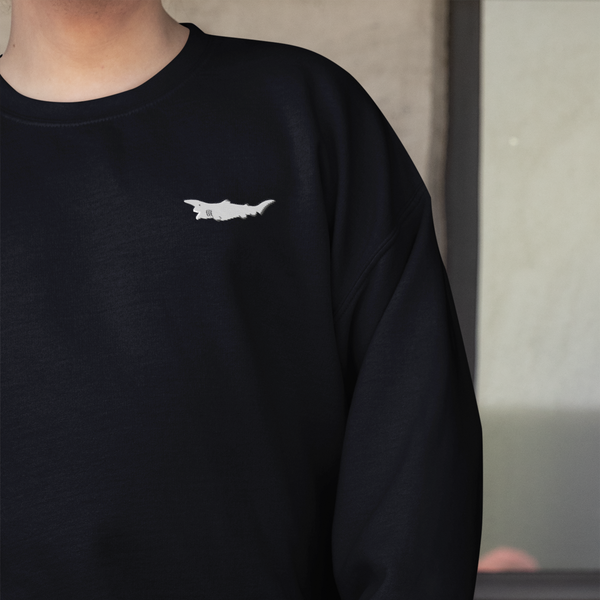 Goblin Shark Deep Sea Jumper, Goblin Embroidered Sweatshirt