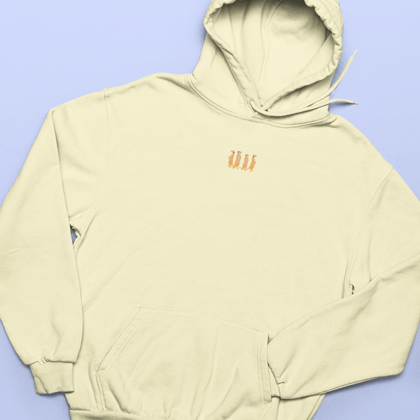 Meerkats embroidered hoodie, Meerkat hoodie