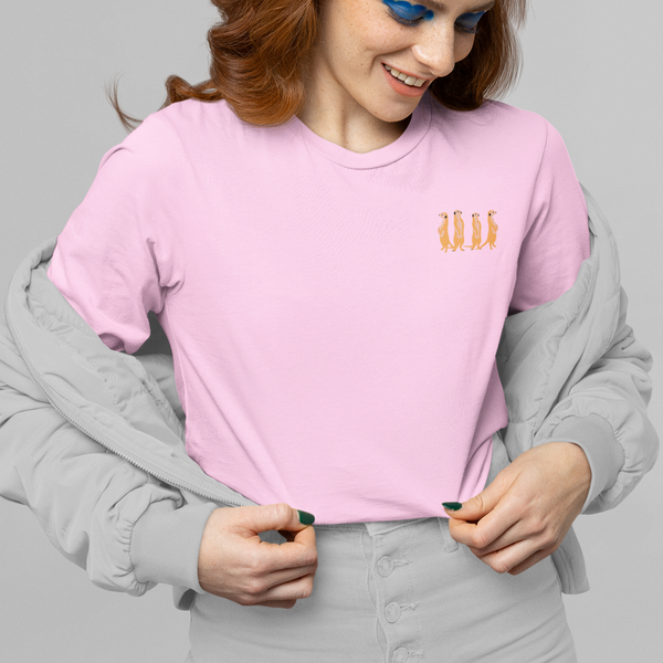 Meerkat Embroidered Tshirt