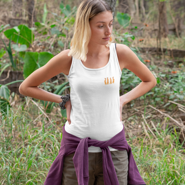 Meerkat Embroidered Vest Top, Meerkats, Meerkat vest, Wonderful World