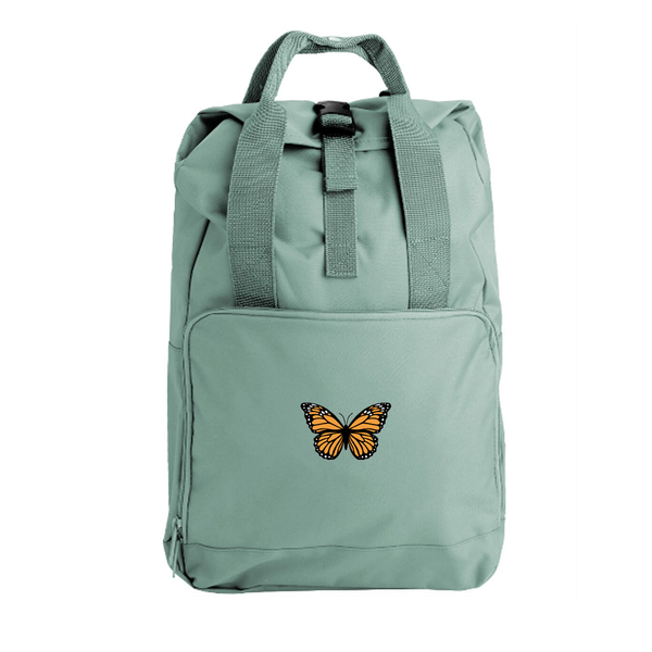 Monarch Butterfly Embroidered Backpack