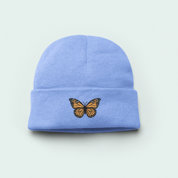 Monarch Butterfly Beanie