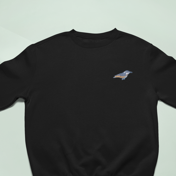 Nuthatch Embroidered Jumper, Nuthatch Jumper, Nuthatch Sweatshirt