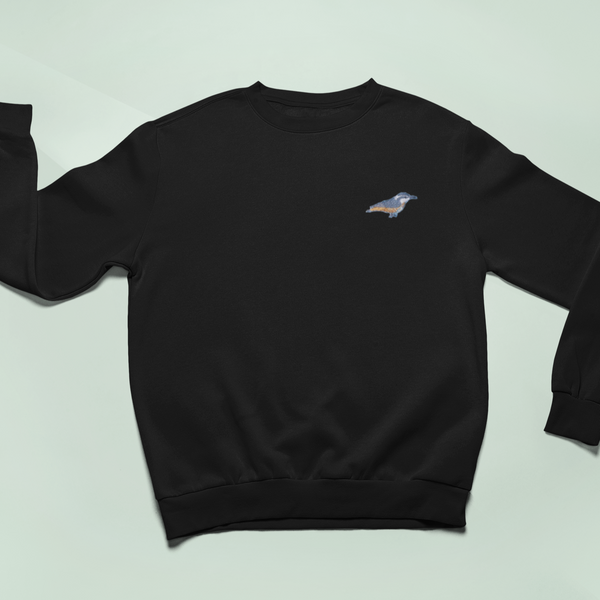 NutHatch Embroidered Sweatshirt, Nuthatch bird jumper