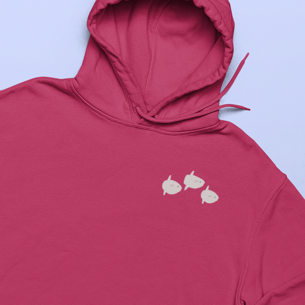 Ocean Sunfish Embroidered Hoodie, Ocean Sunfish Hoodie