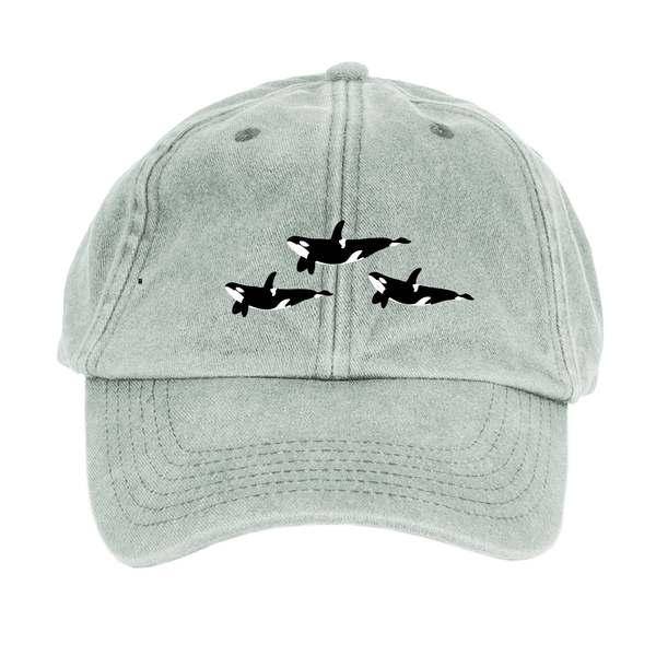 Orca Vintage Style Embroidered Cap