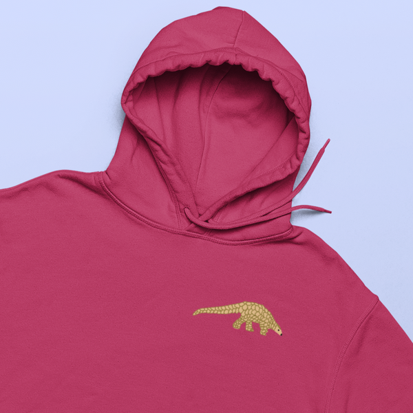Pangolin Embroidered Hoodie, Pangolin Hoodie Wonderful World