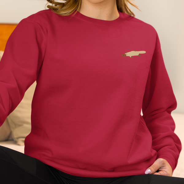 Platypus Jumper, Platypus Sweatshirt, Embroidered Platypus embroidered by Wonderful World