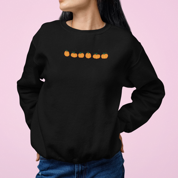 Pumpkin jumper embroidered by Wonderful World
