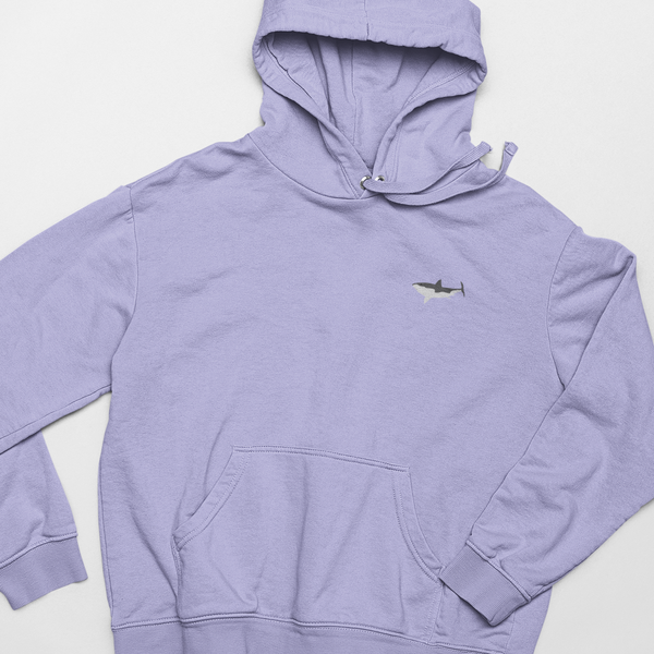 Shark Hoodie, Embroidered Shark Hoodie