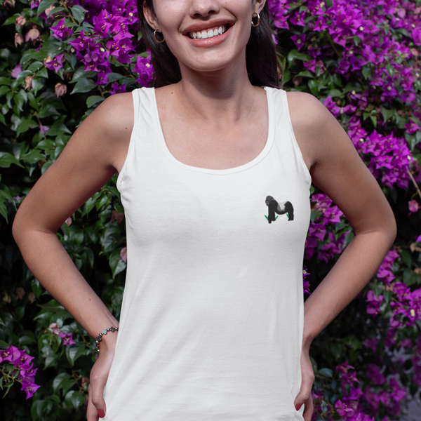Silver Back Gorilla Vest Top, Wonderful World, Silverback Gorilla