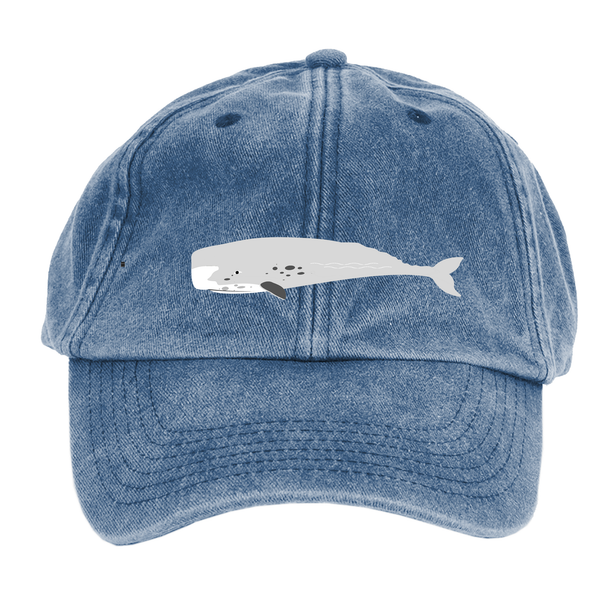 Sperm Whale Cap, Embroidered Sperm Whale Cap